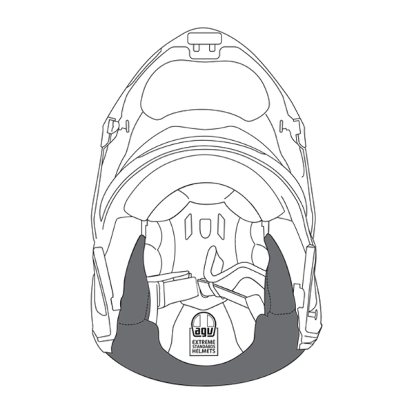 AGV Sports Modular Cheek Pads